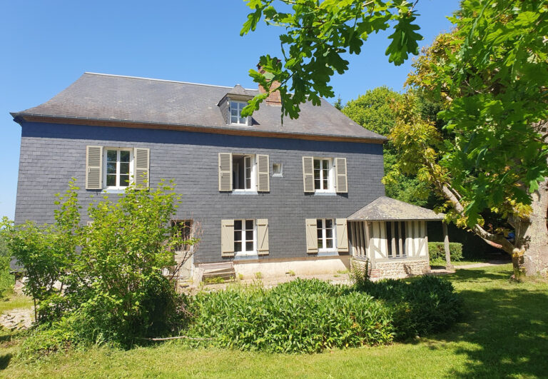 Maison normande avec vue